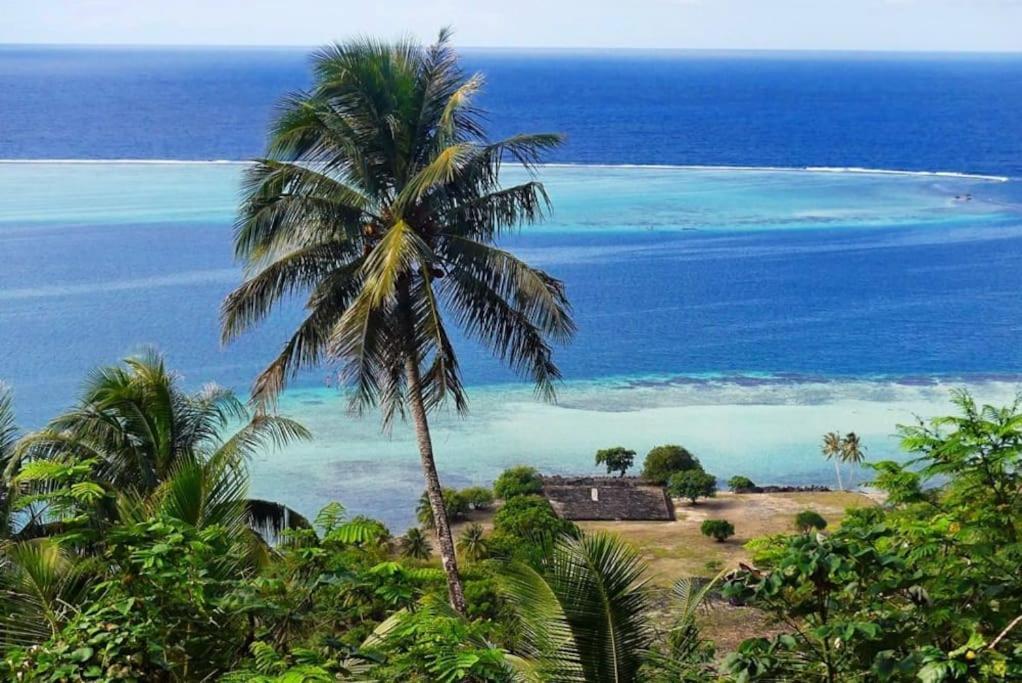 Duplex En Bord De Mer Fare Tahitea Pension Taputapuapea Exterior photo